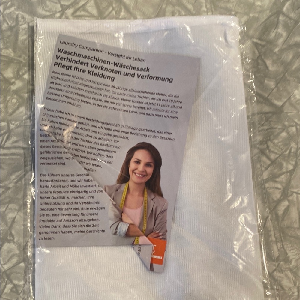 White Laundry Bag